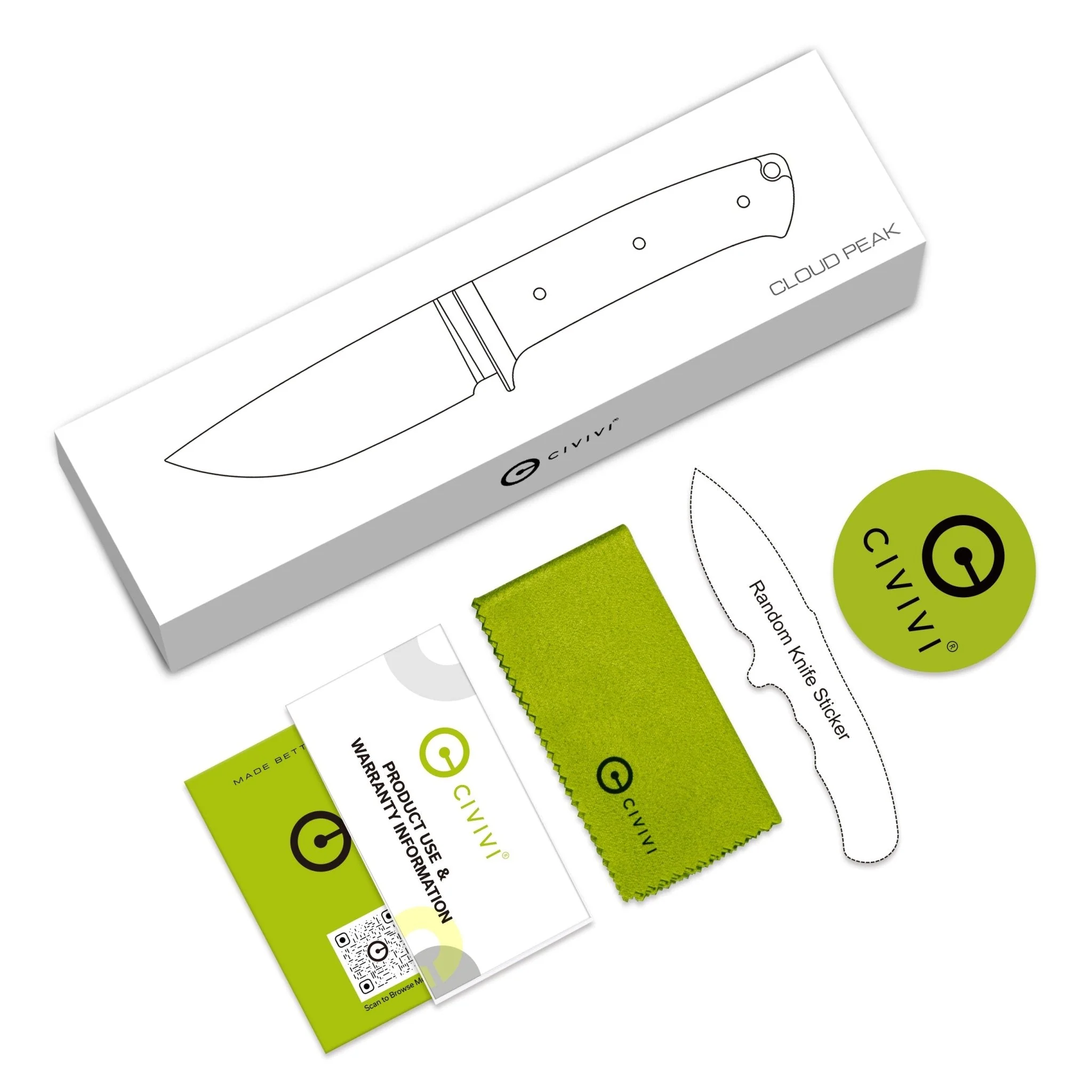 BattlBox Exclusives SKU - CIVIVI Cloud Peak Fixed Blade Knife C23044B-1 - Image 9