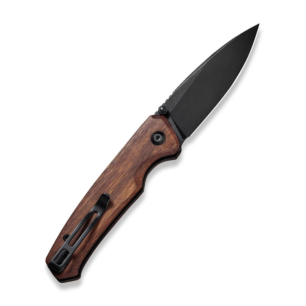CIVIVI Altus Button Lock & Thumb Stud Knife Wood Handle (2.97" Nitro-V Blade) C20076-3 - Image 2