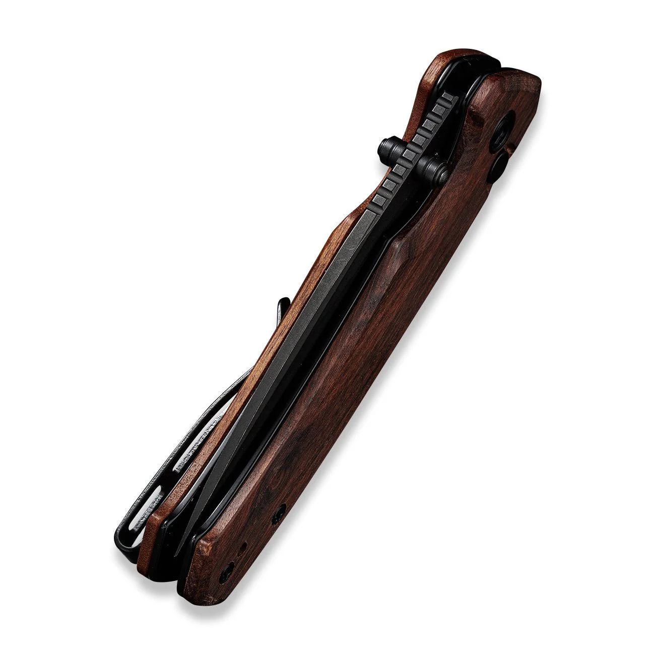 CIVIVI Altus Button Lock & Thumb Stud Knife Wood Handle (2.97" Nitro-V Blade) C20076-3 - Image 7