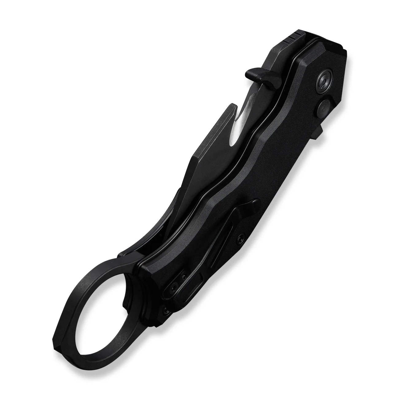 CIVIVI Amaroq Flipper & Thumb Stud & Button Lock Knife Black Aluminum Handle (2.11" Black Stonewashed Nitro-V Blade) C24018-2 - Image 13
