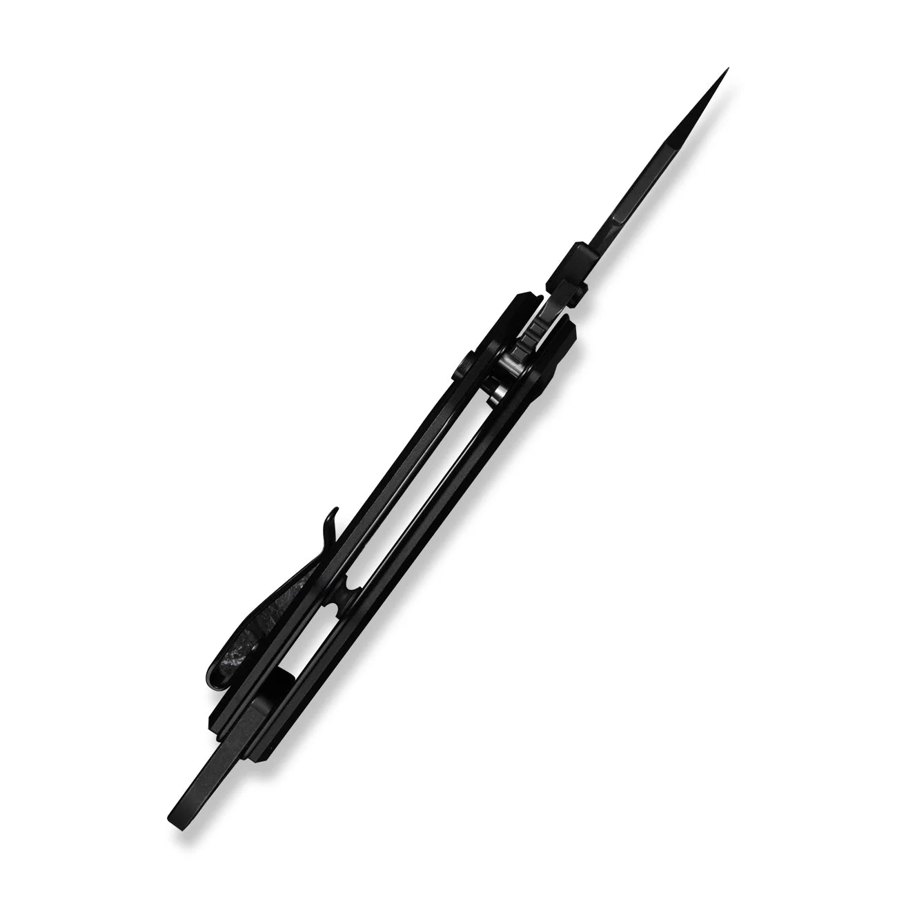 CIVIVI Amaroq Flipper & Thumb Stud & Button Lock Knife Black Aluminum Handle (2.11" Black Stonewashed Nitro-V Blade) C24018-2 - Image 14