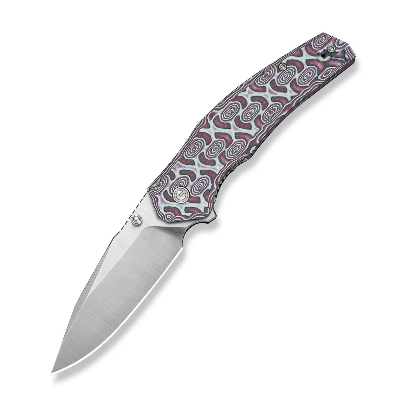 CIVIVI Aplomb Flipper & Thumb Stud Knife  Micarta Handle (3.39" Satin Finished Nitro-V Blade) C25107 Sample2 - Image 3