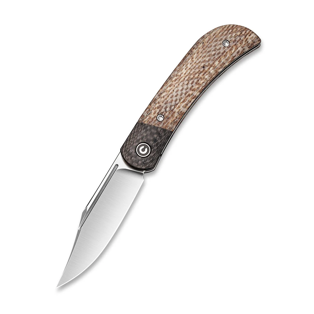 CIVIVI Appalachian Drifter II Front Flipper Knife Micarta & Carbon Fiber Handle (2.96" CPM S35VN Blade) C19010C-2 - Image 3