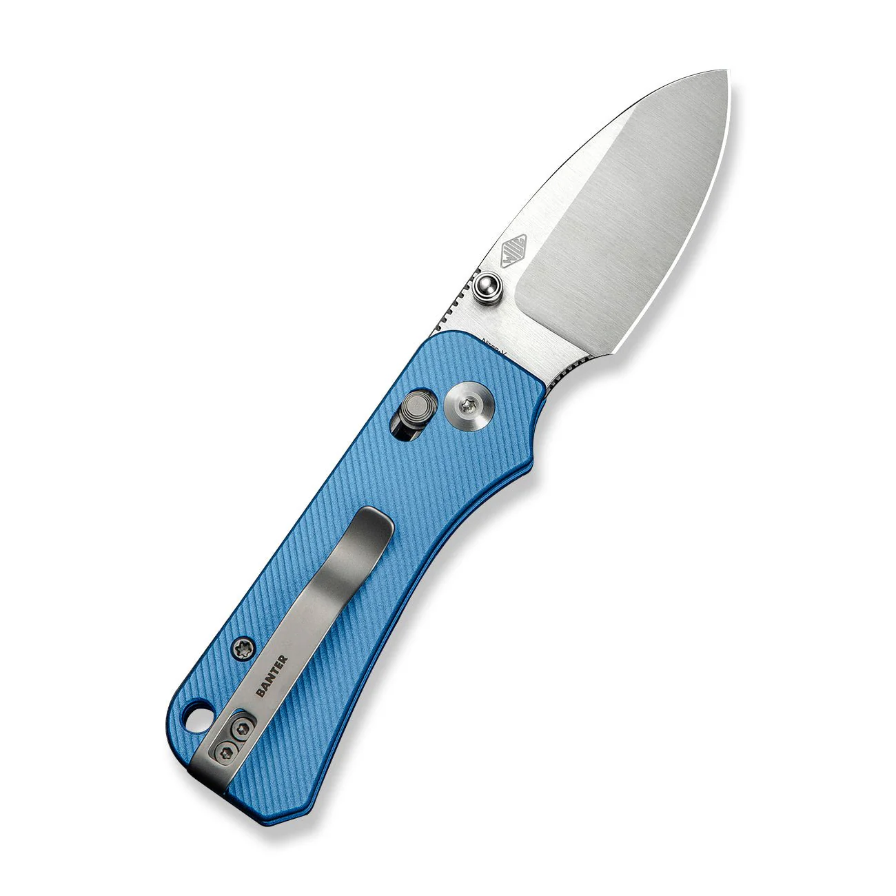 CIVIVI Baby Banter 2 Thumb Stud & Crossbar Lock Knife Aluminum Handle (2.34" Nitro-V Blade) C23074-1 - Image 8