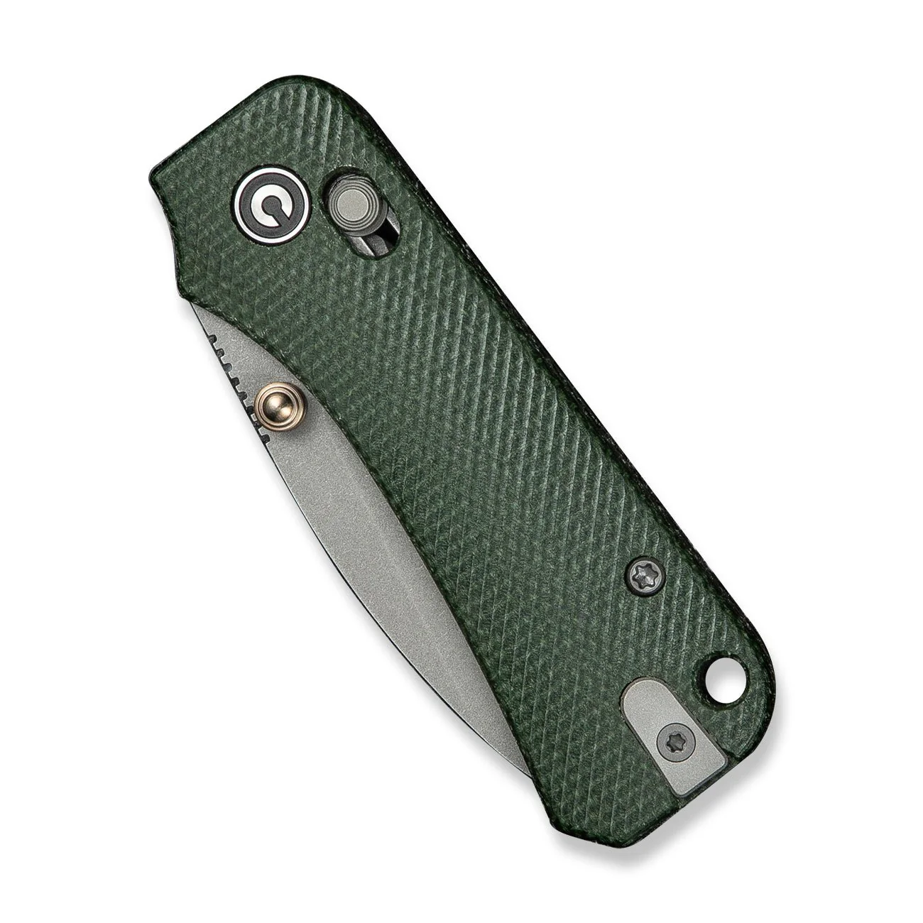 CIVIVI Baby Banter 2 Thumb Stud & Crossbar Lock Knife Micarta Handle (2.34" Nitro-V Blade) C23074-3 - Image 12