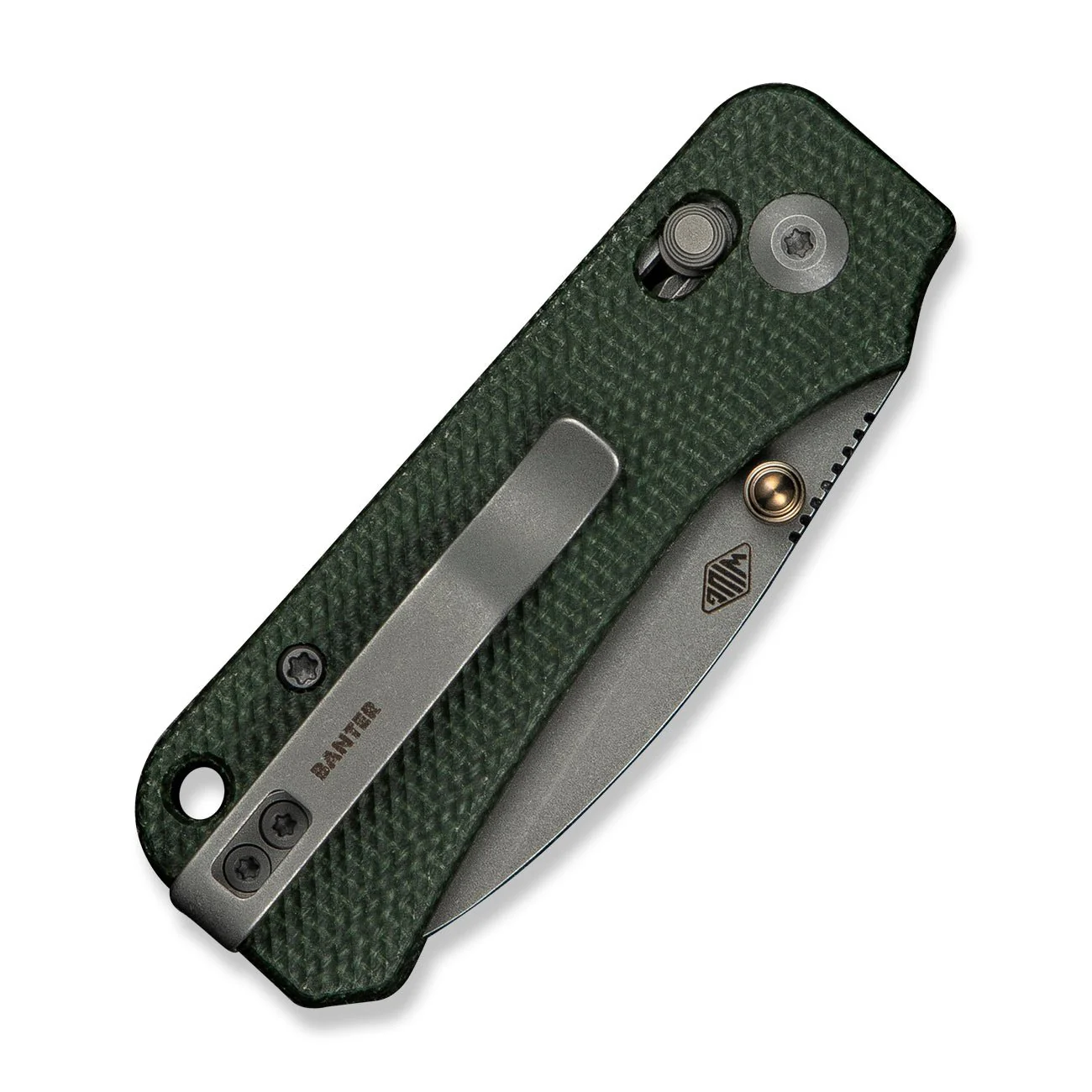 CIVIVI Baby Banter 2 Thumb Stud & Crossbar Lock Knife Micarta Handle (2.34" Nitro-V Blade) C23074-3 - Image 13
