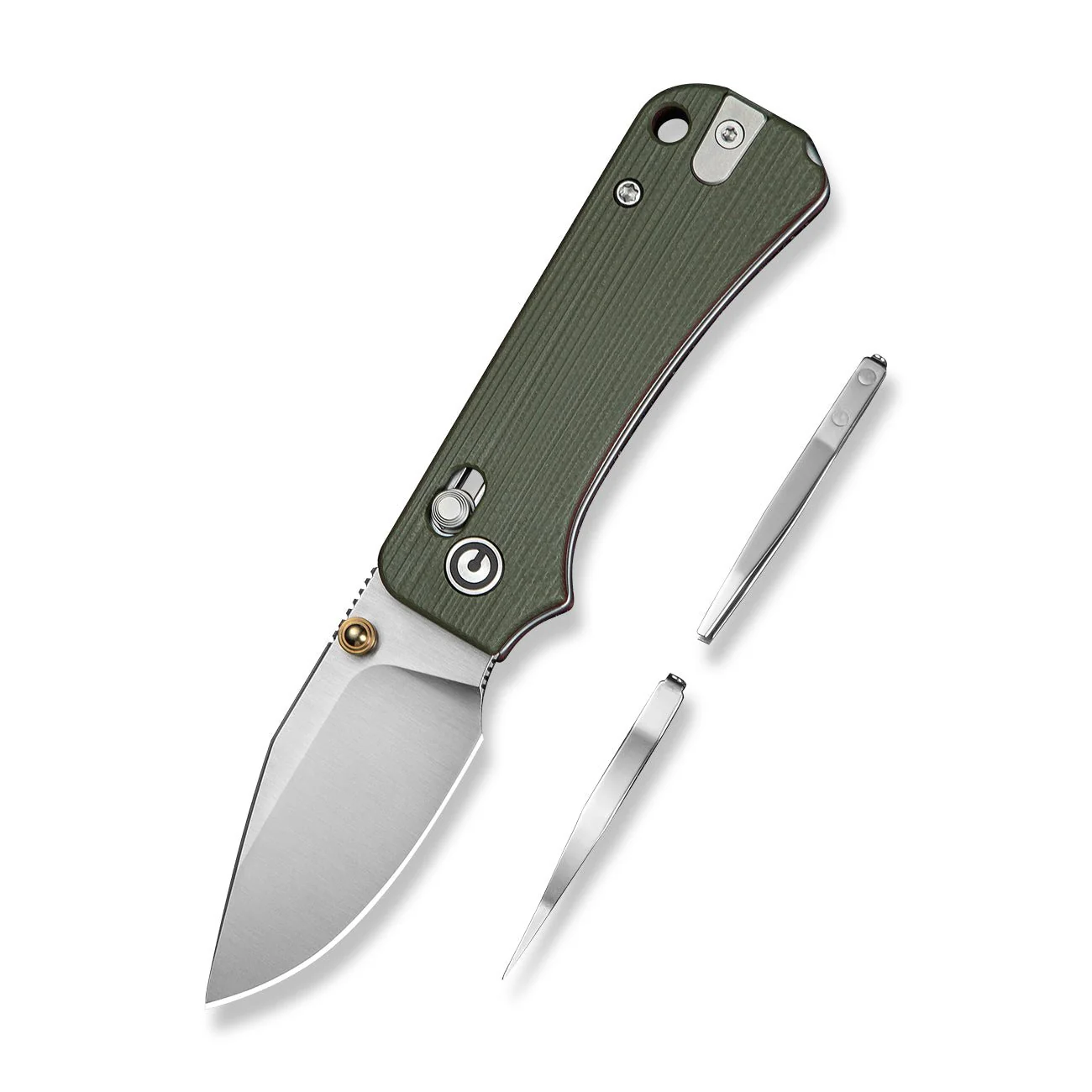 CIVIVI Baby Banter 2 - TG Thumb Stud & Crossbar Lock Knife G10 Handle (2.34" 14C28N Blade) C24074-1 - Image 11