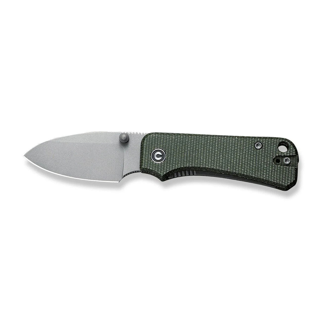 CIVIVI Baby Banter Thumb Stud Knife Micarta Handle (2.34" Nitro-V Blade) C19068SB-1 - Image 4