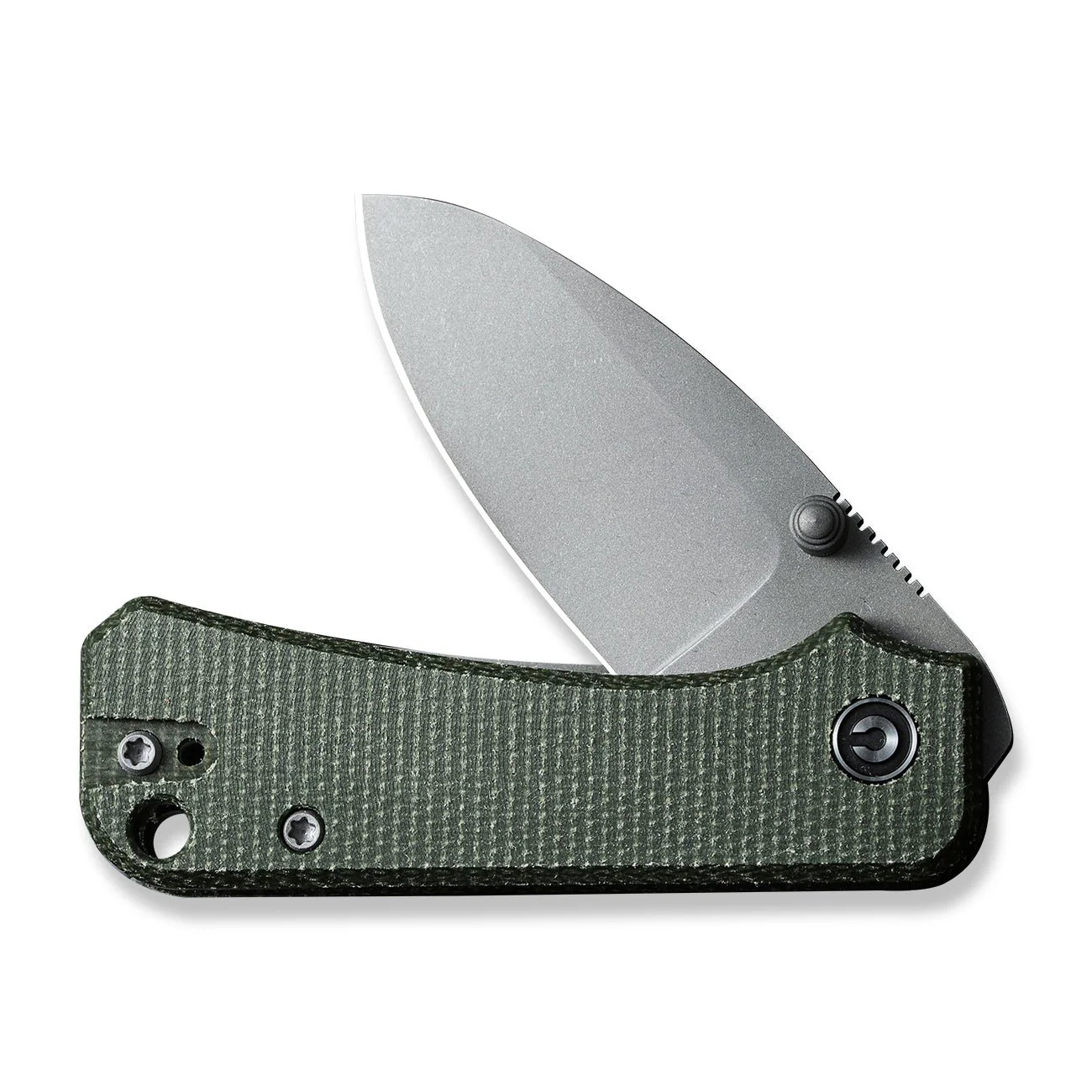 CIVIVI Baby Banter Thumb Stud Knife Micarta Handle (2.34" Nitro-V Blade) C19068SB-1 - Image 5