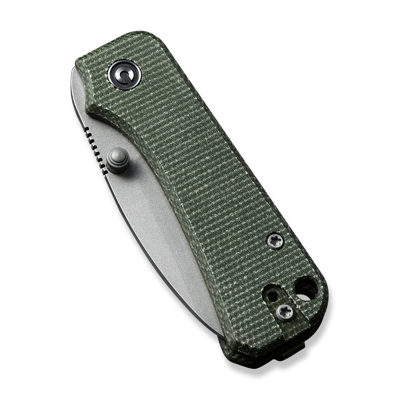 CIVIVI Baby Banter Thumb Stud Knife Micarta Handle (2.34" Nitro-V Blade) C19068SB-1 - Image 6