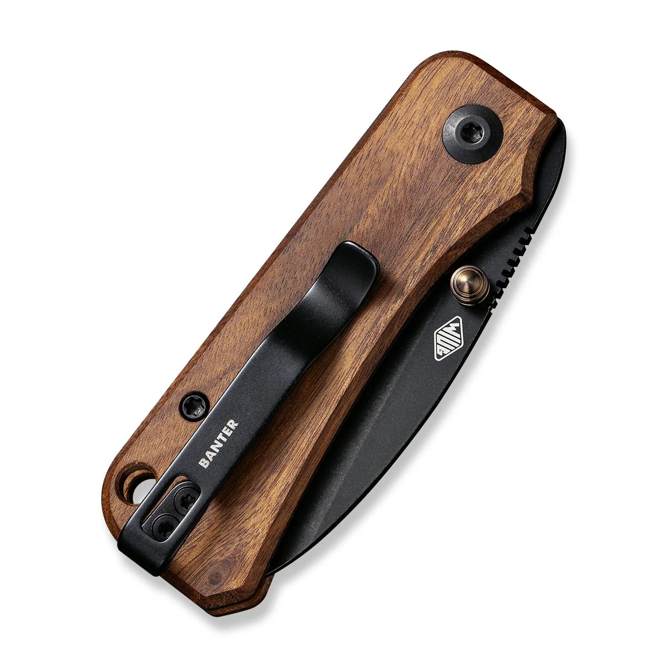 CIVIVI Baby Banter Thumb Stud Knife Wood Handle (2.34" Nitro-V Blade) C19068SB-2 - Image 14
