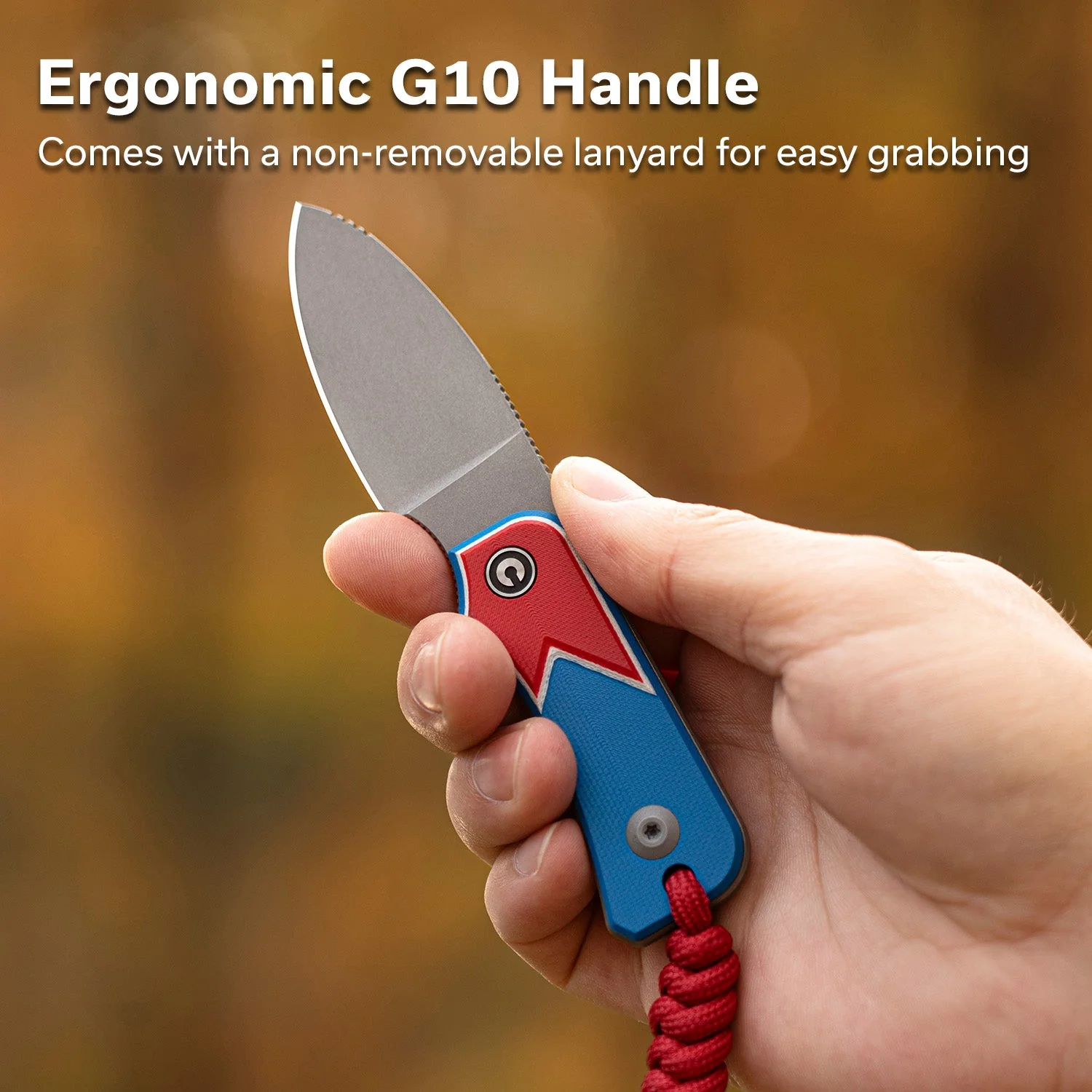 CIVIVI Baby Banter Fixed Blade - Jump Edition G10 Handle (2.39" Nitro-V Blade) C23045A-1 - Image 4