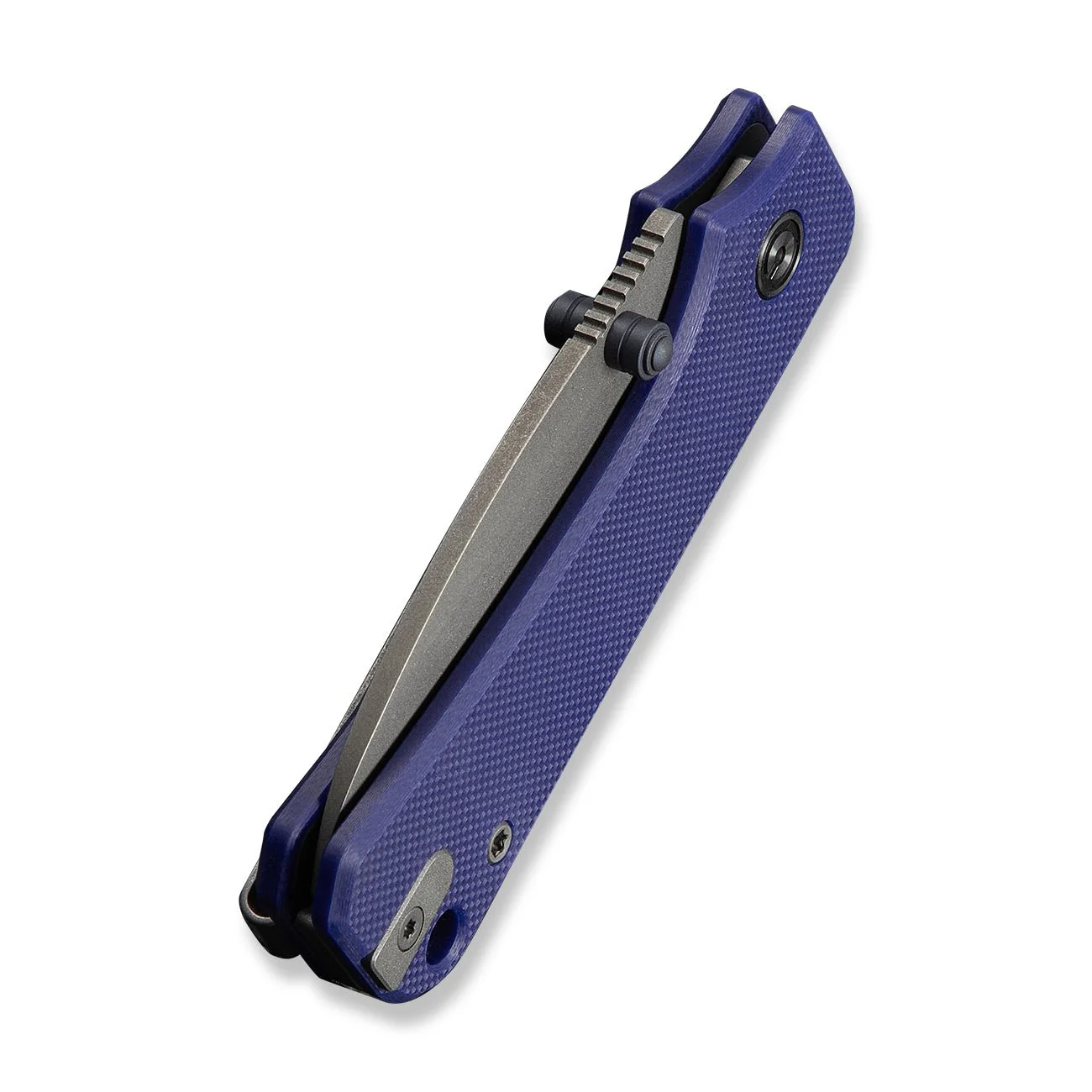CIVIVI Baby Banter Slip Joint Thumb Stud Knife Blue G10 Handle (2.34" Gray Stonewashed Nitro-V Blade) C25066A-1 - Image 8
