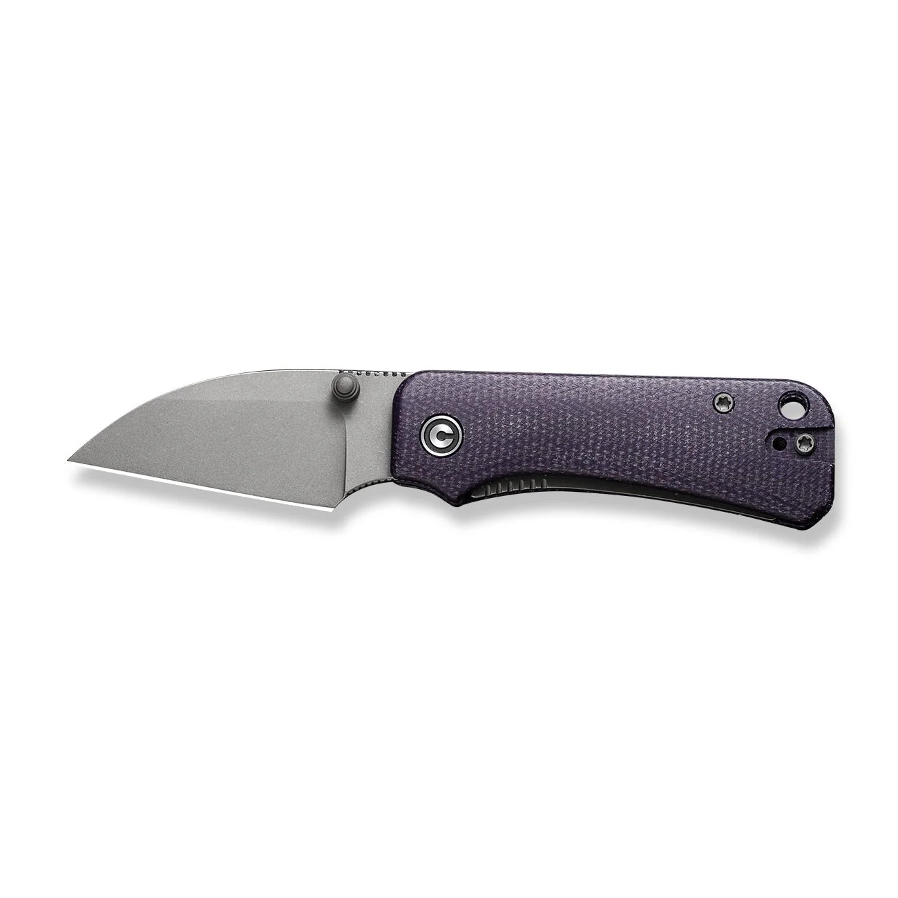 CIVIVI Baby Banter Wharncliffe Thumb Stud Knife Micarta Handle (2.32" Nitro-V Blade) C19068SC-2 - Image 10
