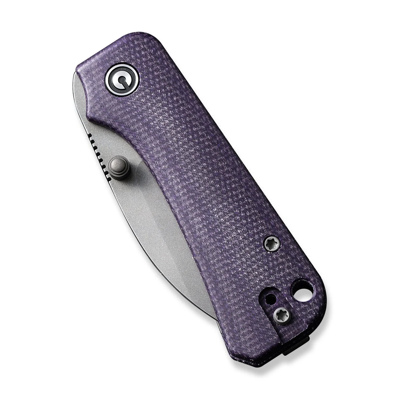 CIVIVI Baby Banter Wharncliffe Thumb Stud Knife Micarta Handle (2.32" Nitro-V Blade) C19068SC-2 - Image 11