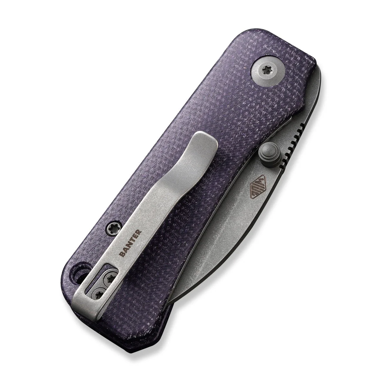 CIVIVI Baby Banter Wharncliffe Thumb Stud Knife Micarta Handle (2.32" Nitro-V Blade) C19068SC-2 - Image 12