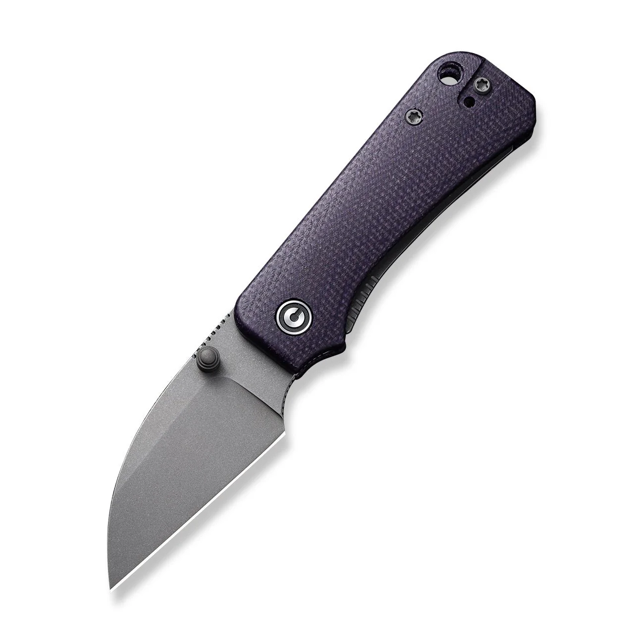 CIVIVI Baby Banter Wharncliffe Thumb Stud Knife Micarta Handle (2.32" Nitro-V Blade) C19068SC-2 - Image 8
