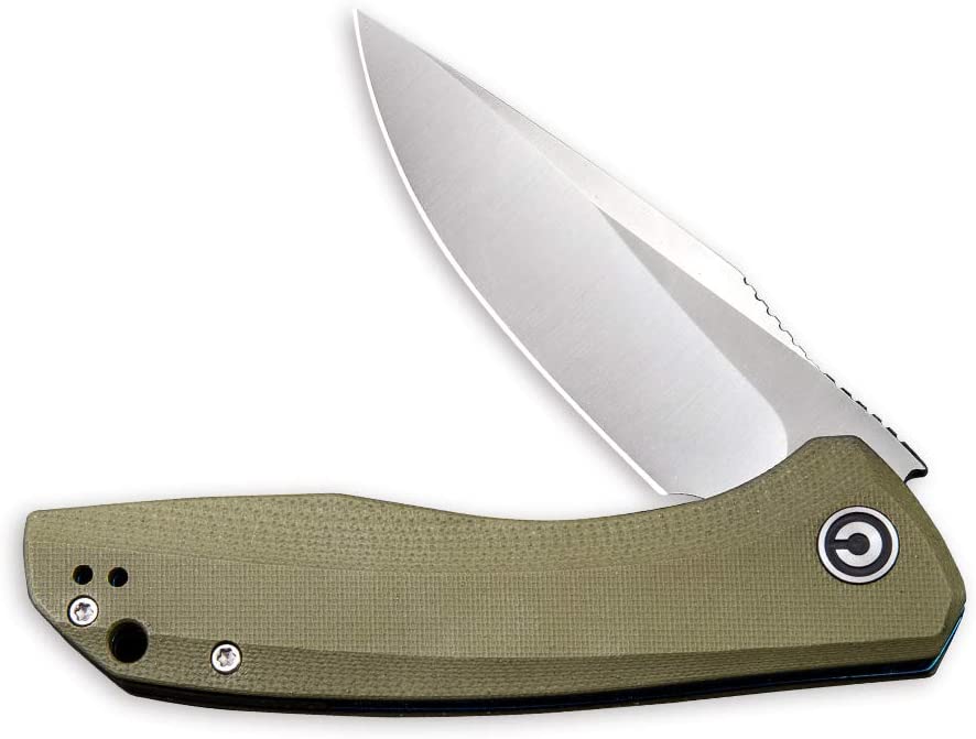 CIVIVI Baklash Flipper Knife G10 Handle (3.5" 9Cr18MoV Blade) C801A - Image 4