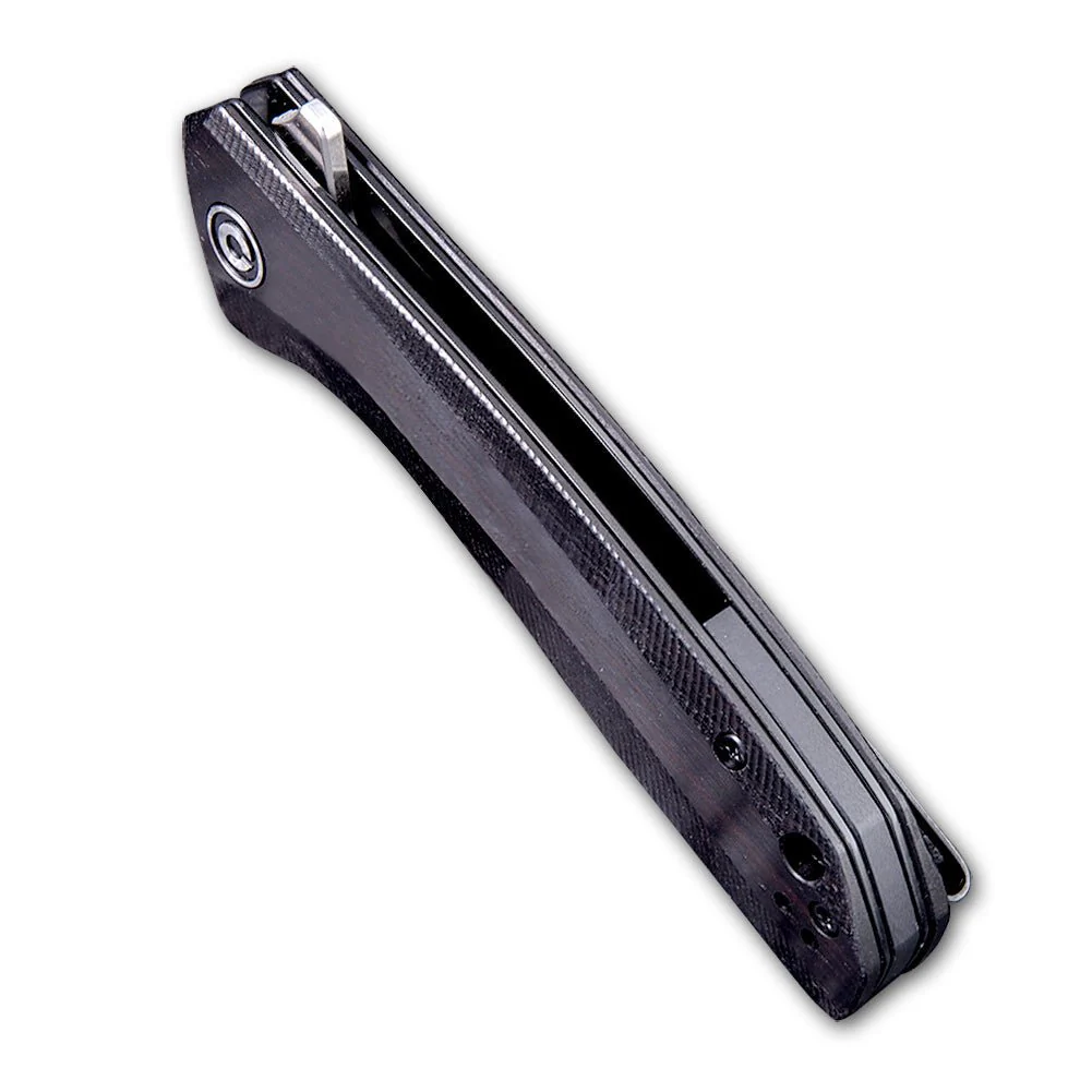 CIVIVI Baklash Flipper Knife Wood Handle (3.5'' 9Cr18MoV Blade) C801E - Image 5
