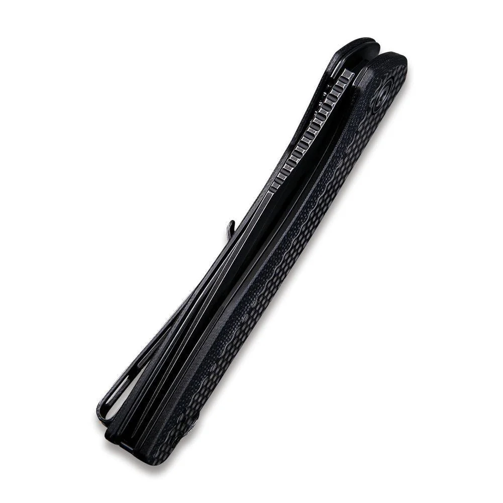 CIVIVI Baklash Flipper Knife G10 & Carbon Fiber Handle (3.5" 9Cr18MoV Blade) C801I - Image 7