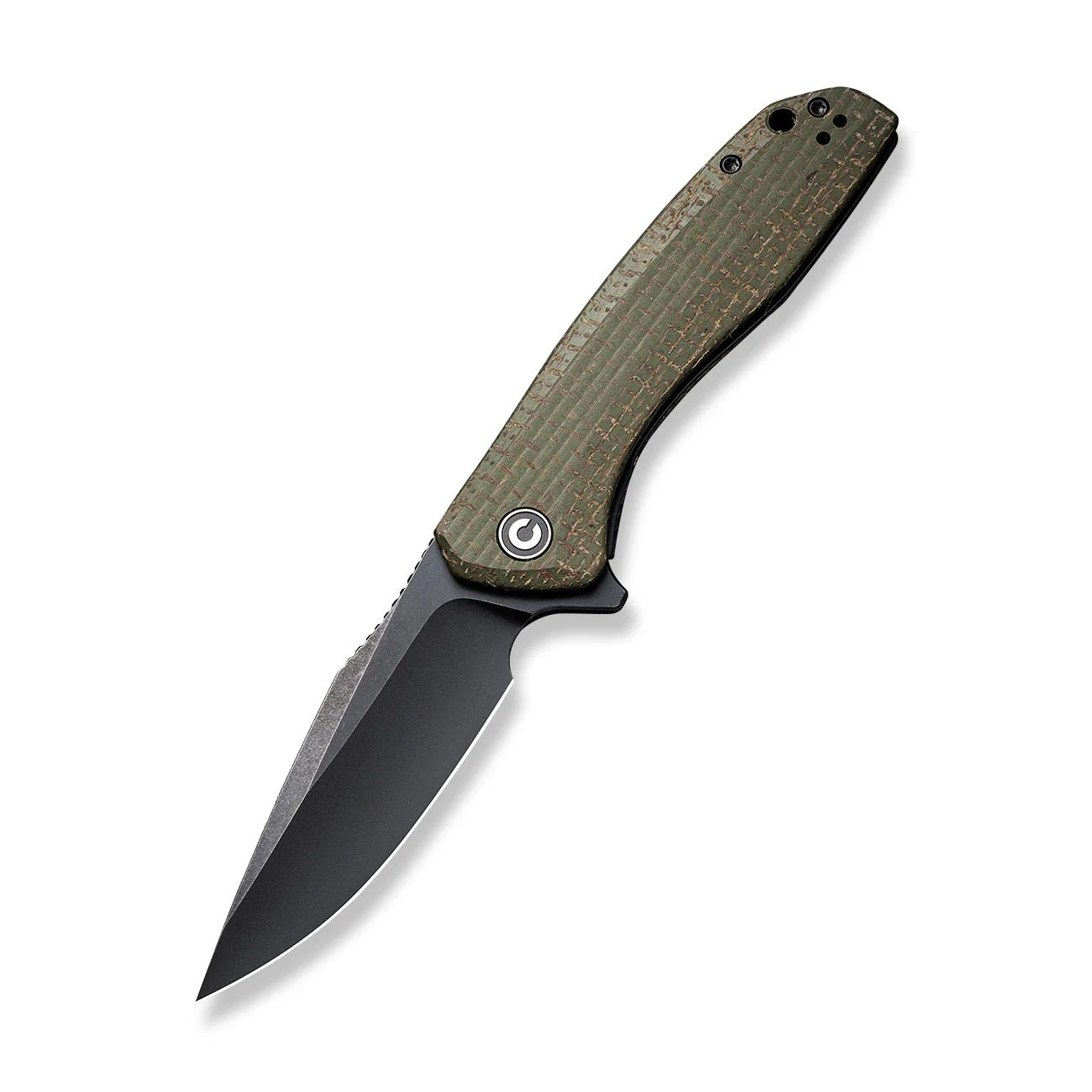 CIVIVI Baklash Flipper Knife Micarta Handle (3.5" 9Cr18MoV Blade) C801K - Image 3