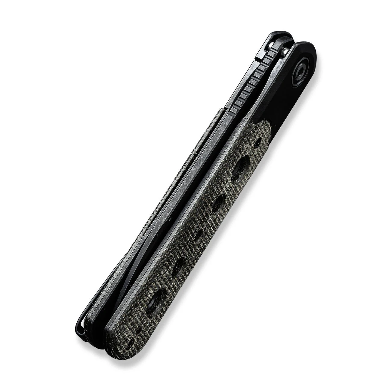CIVIVI Banneret Flipper Knife Stainless Steel & Micarta Handle (3.48" Nitro-V Blade) C20040D-1 - Image 8