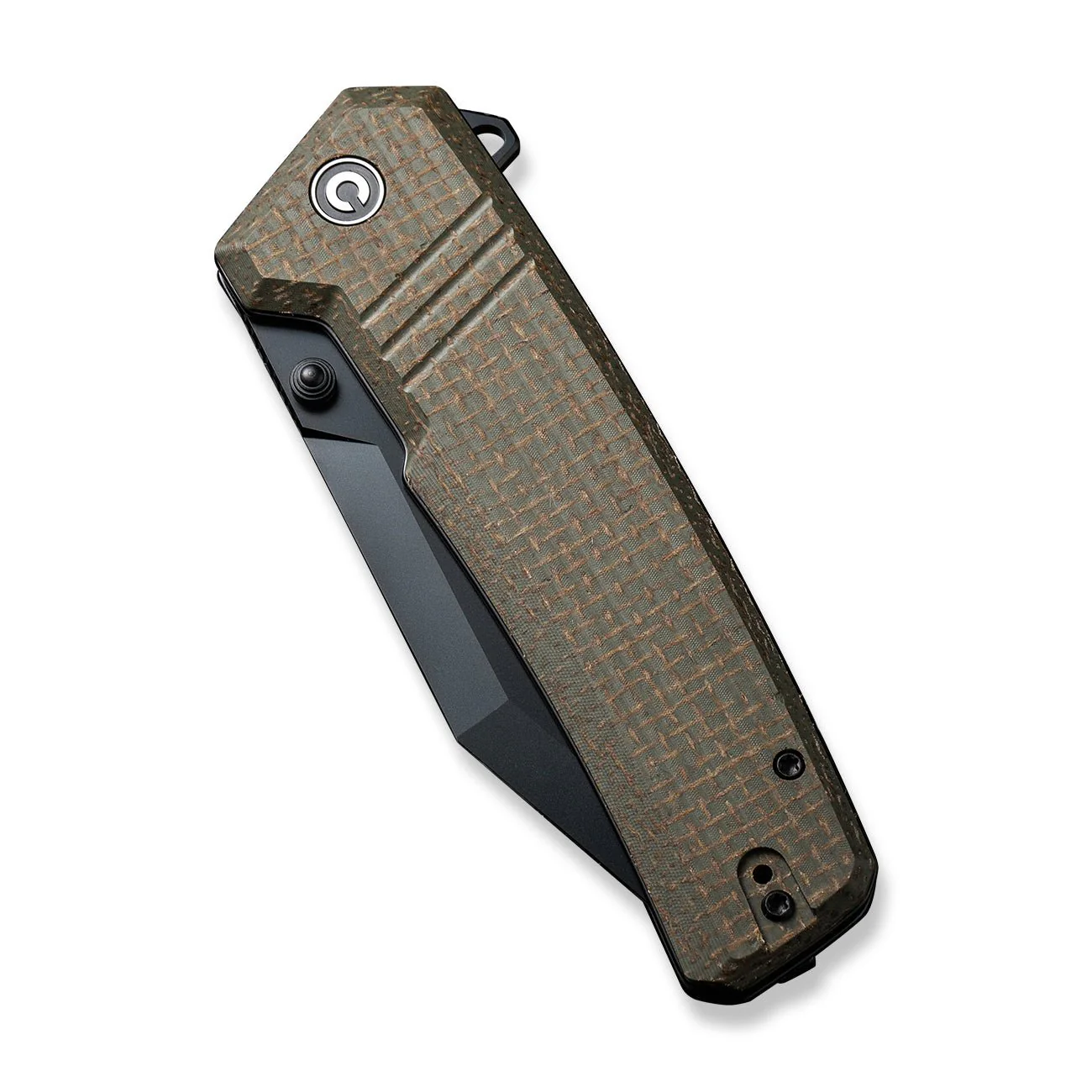 CIVIVI Bhaltair Flipper & Thumb Stud Knife Micarta Handle (3.98" 14C28N Blade) C23024-3 - Image 10