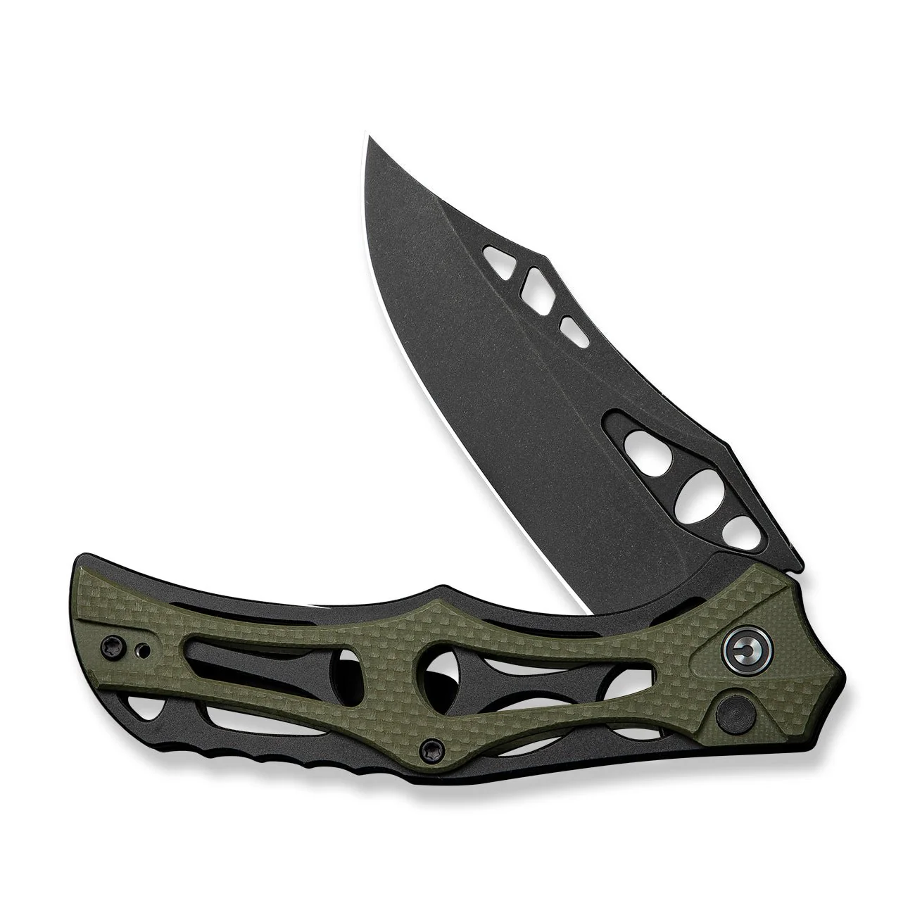 CIVIVI Biophase Flipper & Button Lock Knife Aluminum & G10 Handle (3.48" Nitro-V Blade) C23083C-2 - Image 10