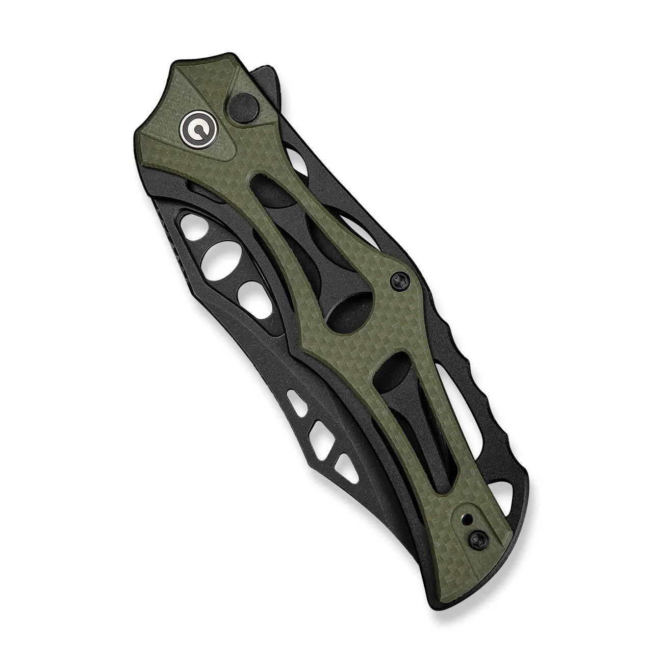CIVIVI Biophase Flipper & Button Lock Knife Aluminum & G10 Handle (3.48" Nitro-V Blade) C23083C-2 - Image 11