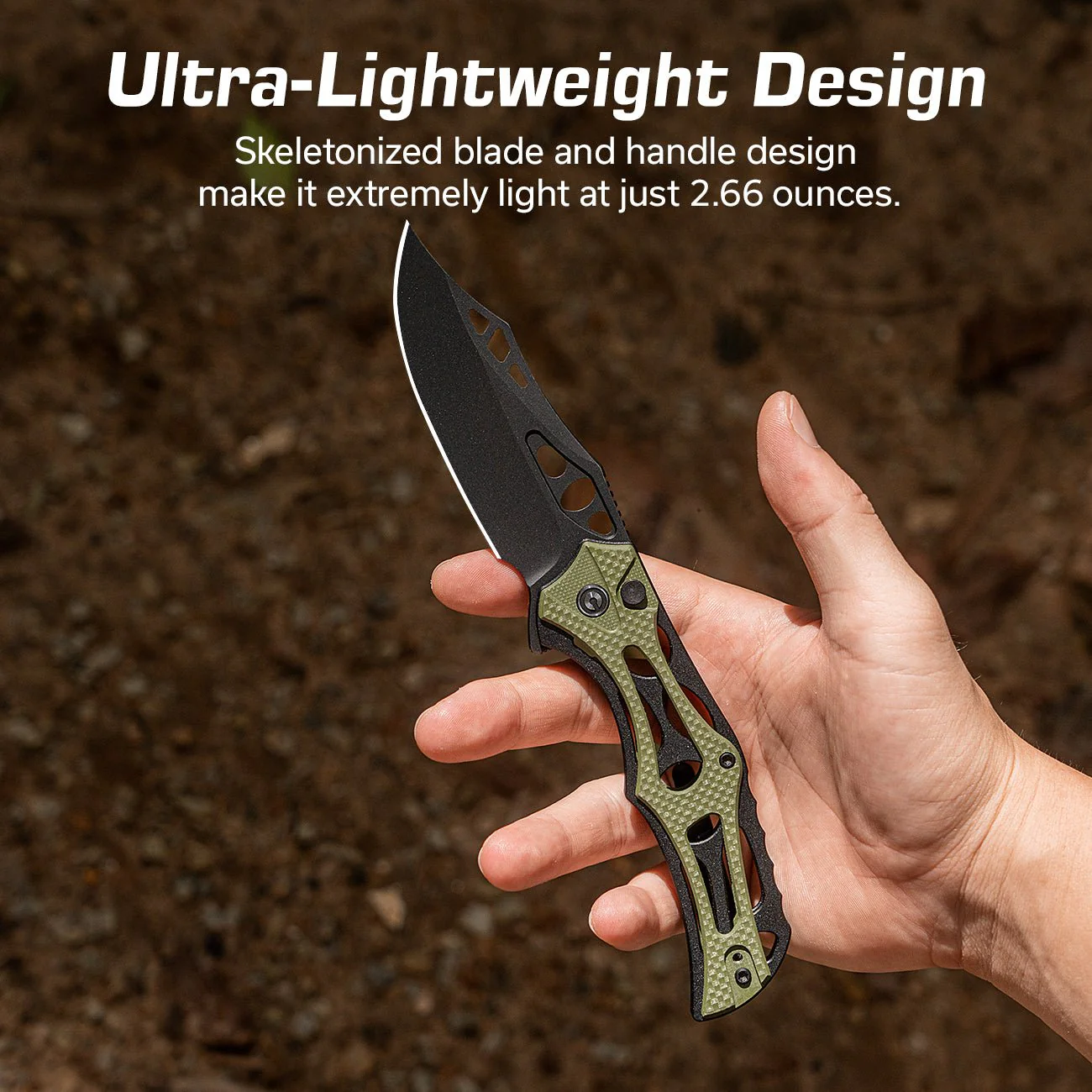 CIVIVI Biophase Flipper & Button Lock Knife Aluminum & G10 Handle (3.48" Nitro-V Blade) C23083C-2 - Image 2
