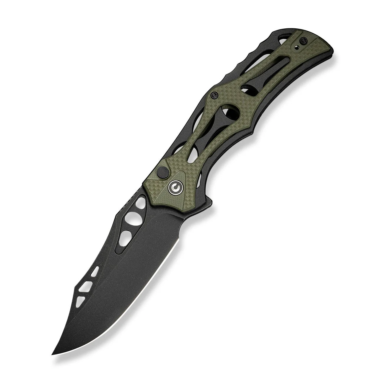 CIVIVI Biophase Flipper & Button Lock Knife Aluminum & G10 Handle (3.48" Nitro-V Blade) C23083C-2 - Image 8