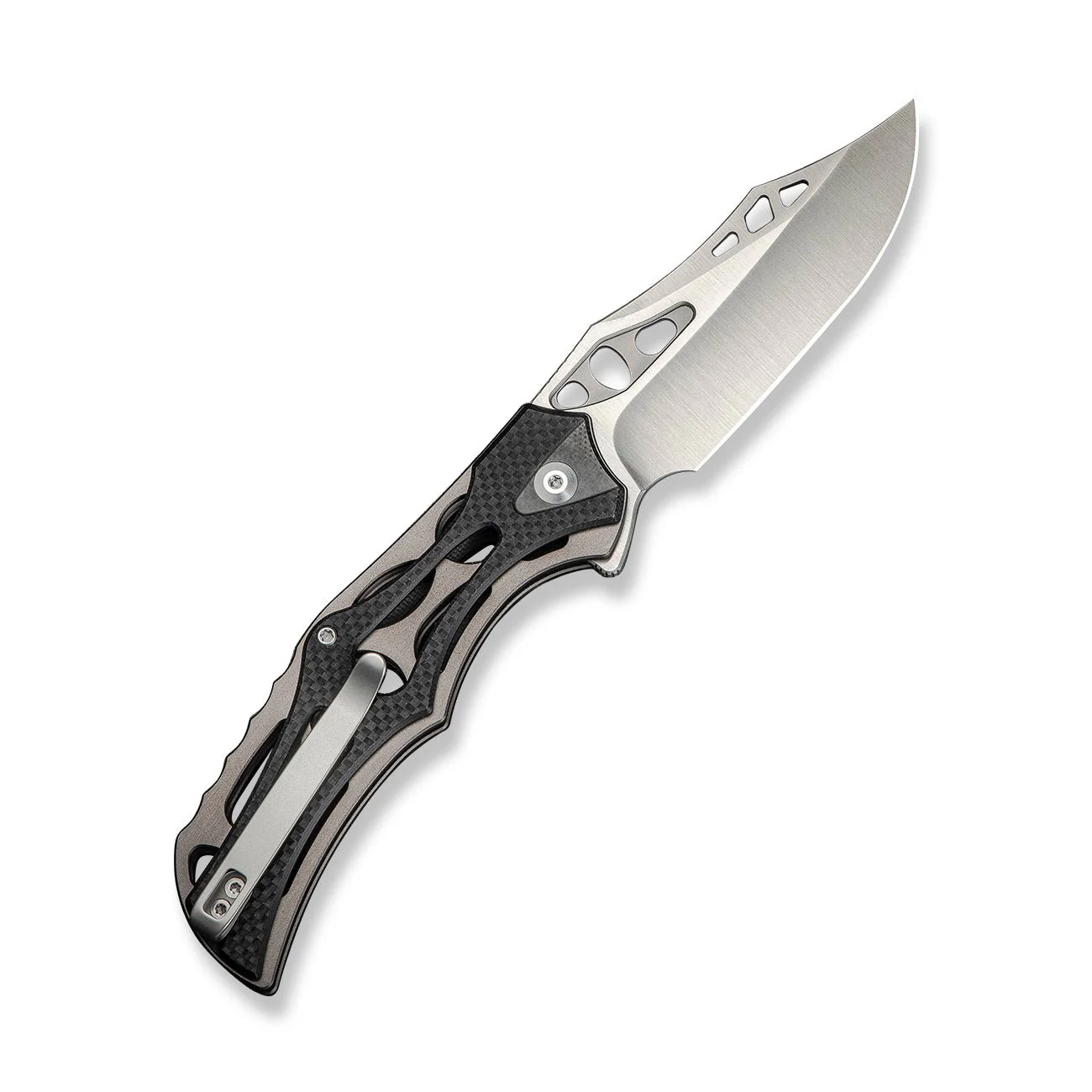CIVIVI Biophase Flipper & Button Lock Knife Aluminum & G10 Handle (3.48" Nitro-V Blade) C23083C-3 - Image 7