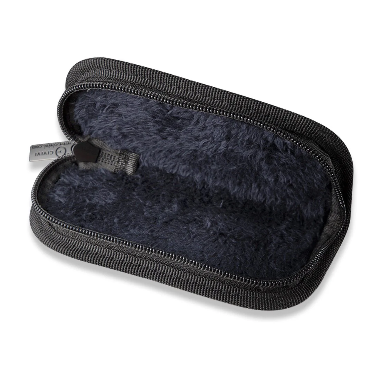 CIVIVI Black Nylon Knife Zippered Pouch With Polishing Cloth And Stickers C-01 - Image 5