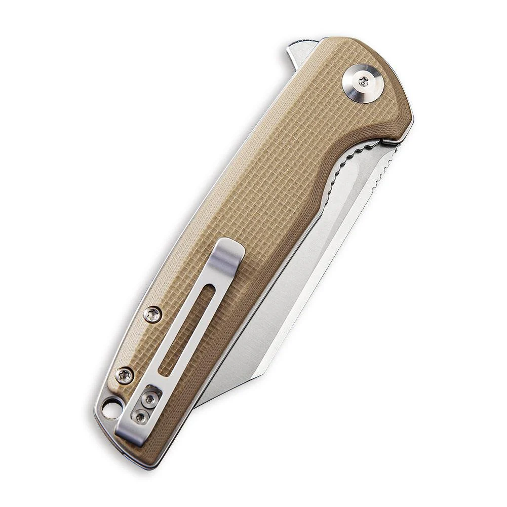 CIVIVI Brigand Flipper Knife G10 Handle (3.46" D2 Blade) C909B - Image 6