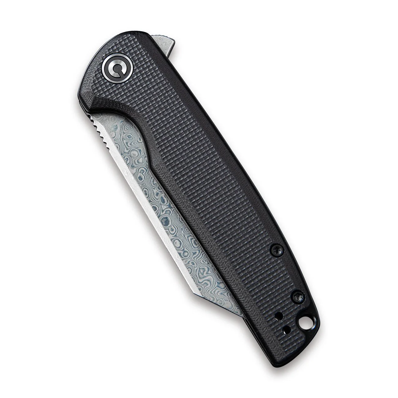 CIVIVI Brigand Flipper Knife G10 Handle (3.46" Damascus Blade) C909DS - Image 5