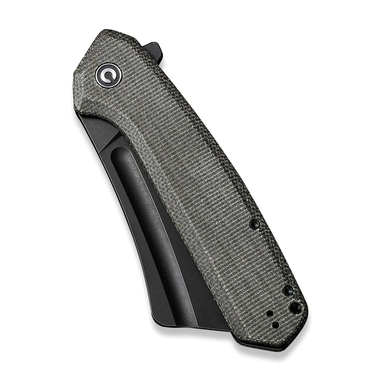 CIVIVI Bullmastiff Flipper Knife Micarta Handle (3.83" 9Cr18MoV Blade) C2006F - Image 5