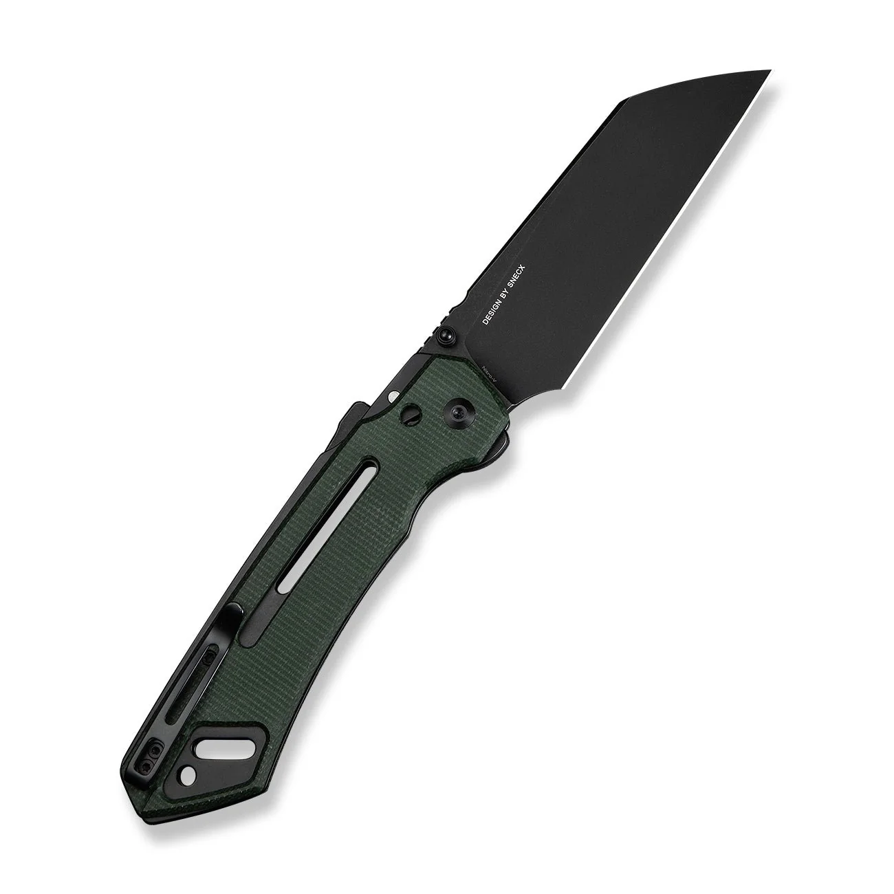 CIVIVI Buster FG Thumb Stud & Superlock Knife Micarta Handle (4.2" Nitro-V Blade) C24052-3 - Image 9