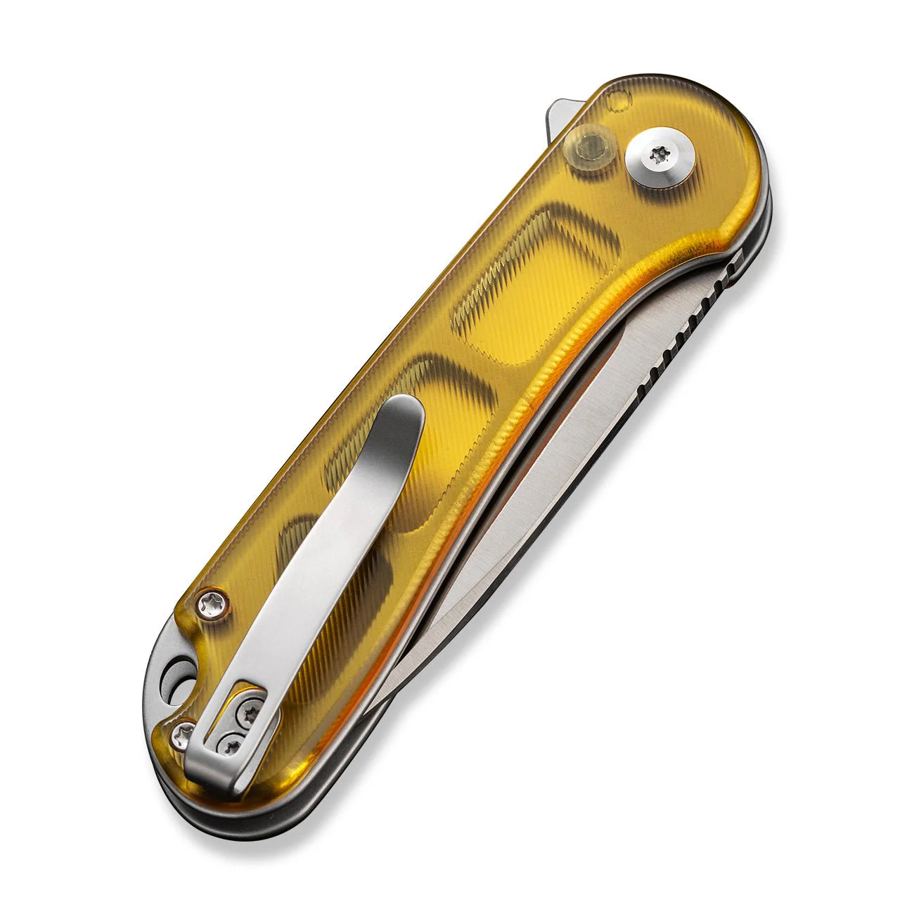CIVIVI Button Lock Elementum II Flipper Knife Ultem Handle (2.96" Nitro-V Blade) C18062P-7 - Image 12