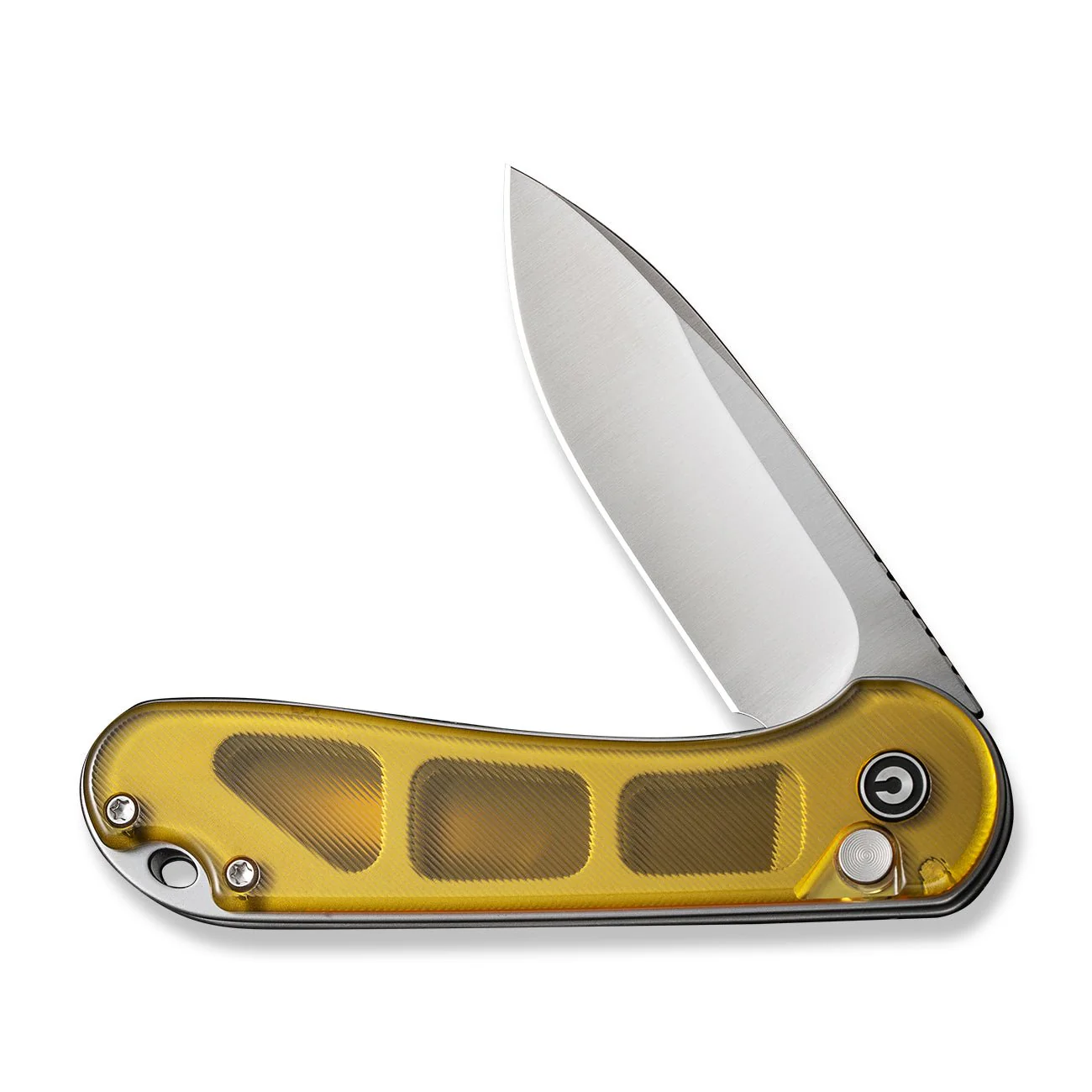 CIVIVI Button Lock Elementum II Flipper Knife Ultem Handle (2.96" Nitro-V Blade) C18062P-7 - Image 9