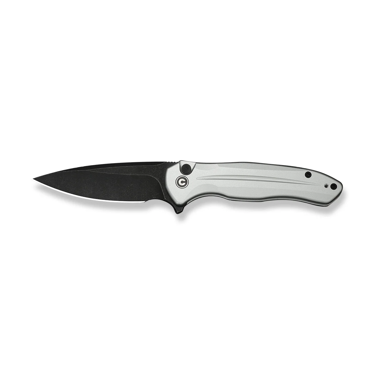 CIVIVI Button Lock Kitefin Flipper Knife Aluminum Handle (3.22" 14C28N Blade) C24091-2 - Image 9