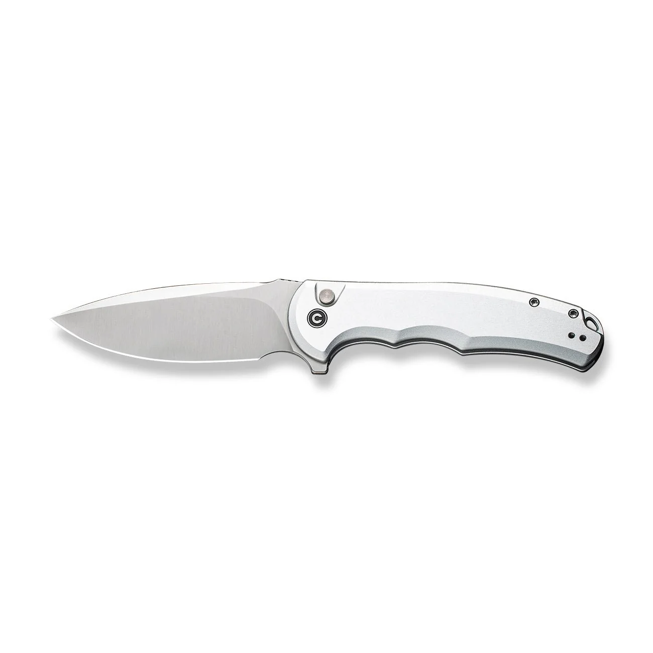 CIVIVI Button Lock Praxis Flipper Knife Aluminum Handle (3.75" Nitro-V Blade) C18026E-2 - Image 9