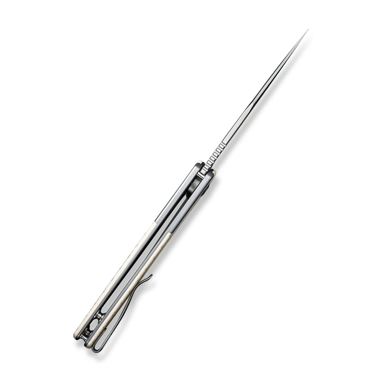 CIVIVI Cachet Flipper Knife Stainless Steel & G10 Handle (3.48" 14C28N Blade) C20041B-2 - Image 9