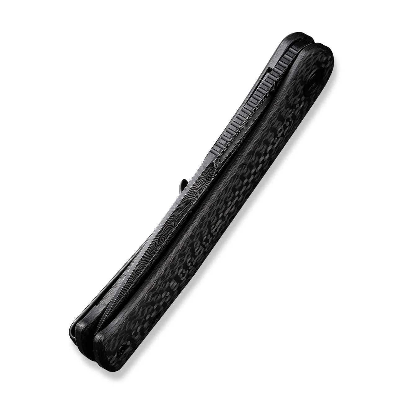 CIVIVI Caetus Flipper Knife Carbon Fiber Handle (3.48" Damascus Blade) C21025C-DS1 - Image 13