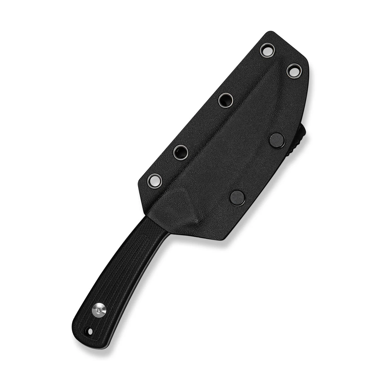 CIVIVI Carveth Hunting Fixed Blade Knife Black G10 Handle (3.59" Stonewashed AEB-L Blade) C25040-1, With 1PC Black Lanyard, Black Kydex Sheath & T-Clip - Image 7