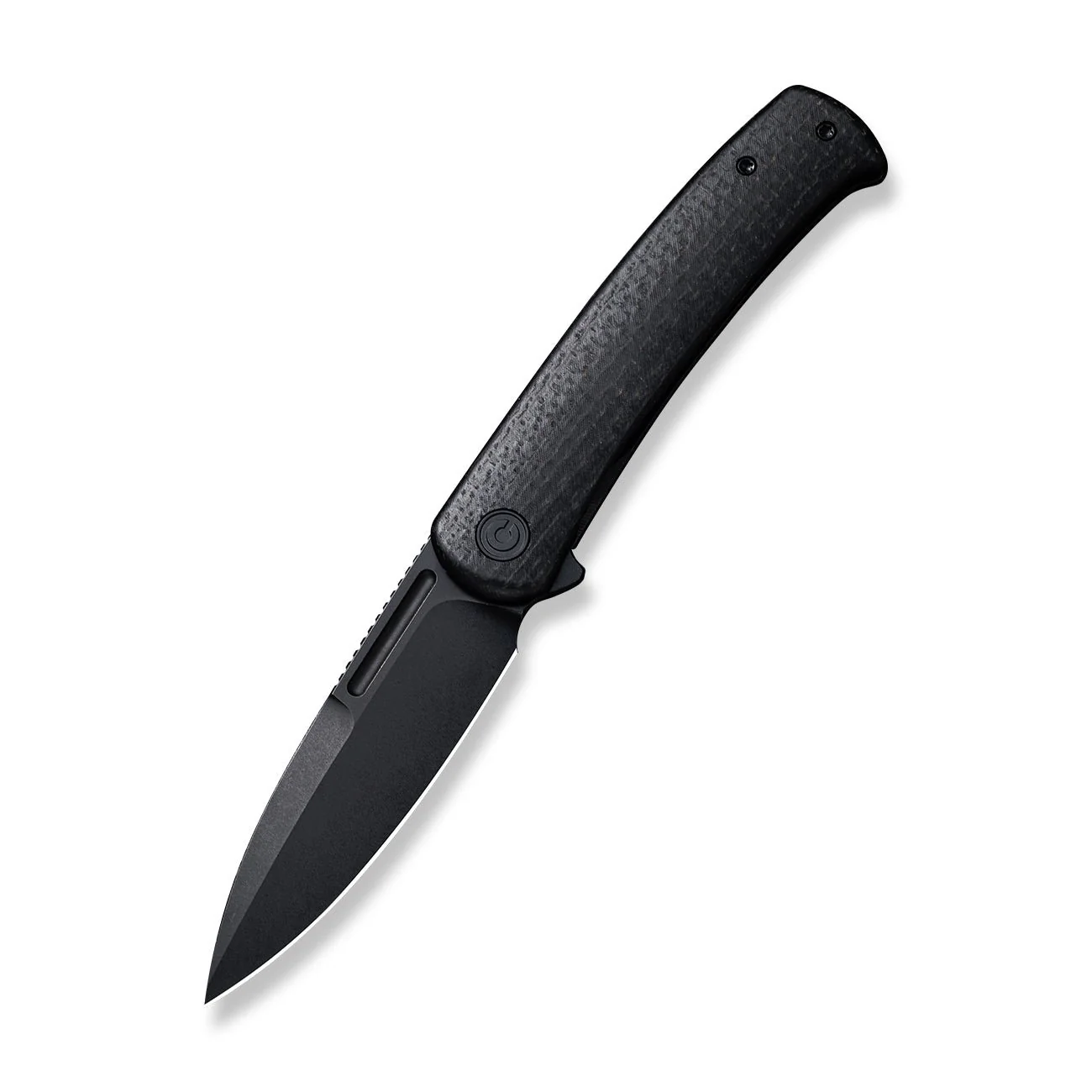 CIVIVI Cetos Flipper Knife Micarta With Stainless Steel Handle (3.48" 14C28N Blade) C21025B-2 - Image 3