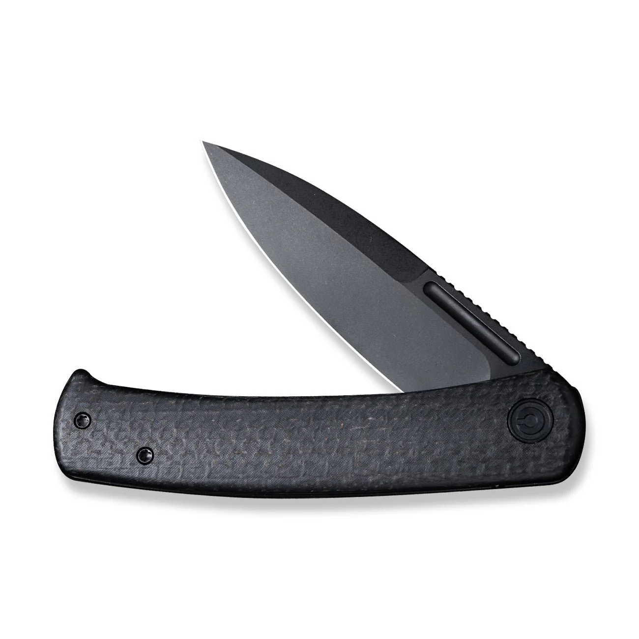 CIVIVI Cetos Flipper Knife Micarta With Stainless Steel Handle (3.48" 14C28N Blade) C21025B-2 - Image 5
