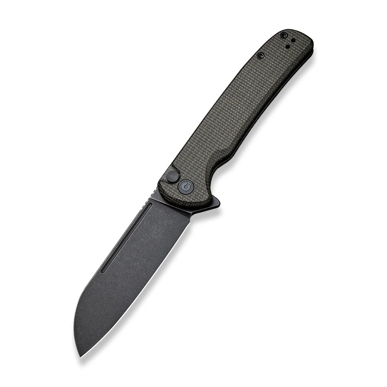 CIVIVI Chevalier Flipper & Button Lock Knife Micarta Handle (3.46" 14C28N Blade) C20022-2 - Image 3