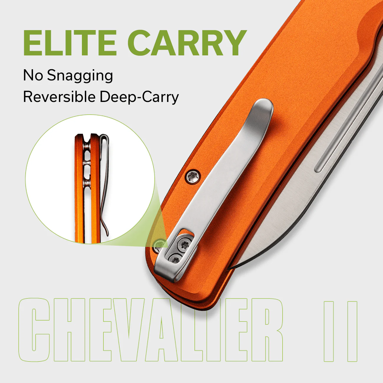 CIVIVI Chevalier II Flipper & Button Lock Knife Aluminum Handle (3.47" 14C28N Blade) C20022B-2 - Image 6