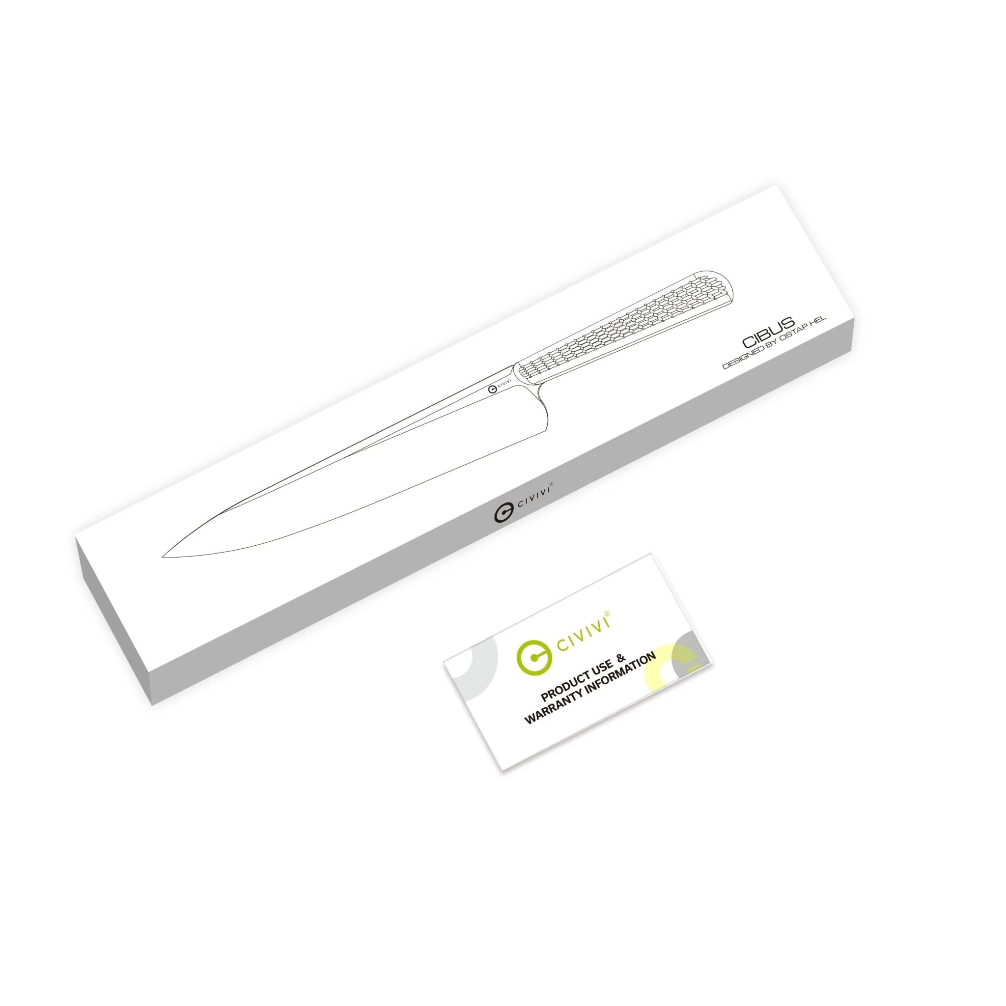 CIVIVI Cibus Chef Knife G10 Handle (7.87" 14C28N Blade) C23048-1 - Image 12