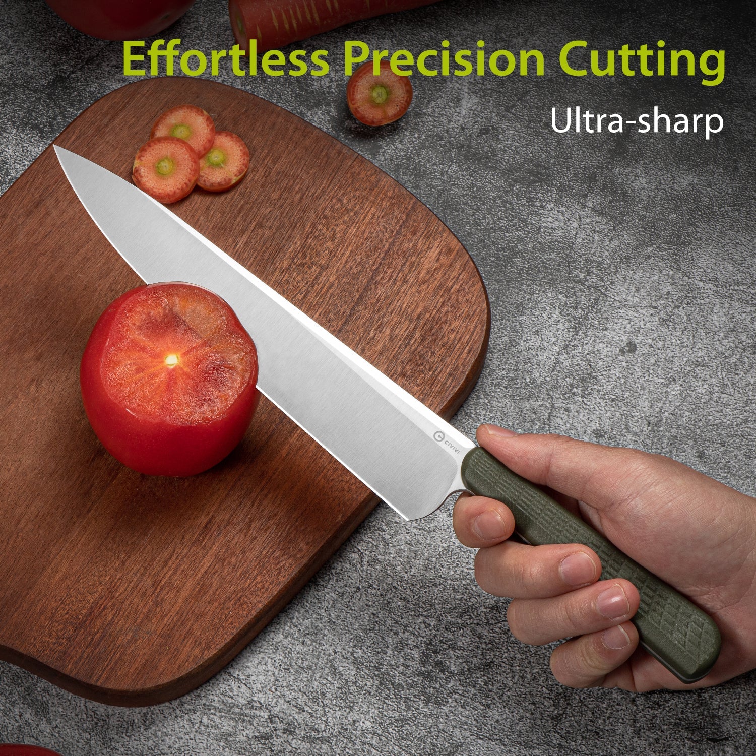 CIVIVI Cibus Chef Knife G10 Handle (7.87" 14C28N Blade) C23048-2 - Image 2
